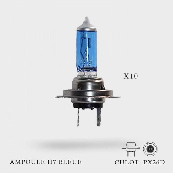 Ampoule H7 12V 55W Culot PX26d sous blister